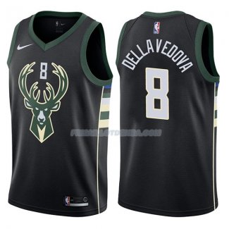 Maillot Milwaukee Bucks Matthew Dellavedova Statehombret 2017-18 8 Negro