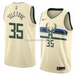 Maillot Milwaukee Bucks Mirza Teletovic Ville 2018 Crema