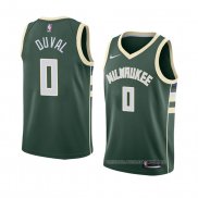 Maillot Milwaukee Bucks Trevon Duval Icon 2018 Vert