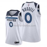 Maillot Minnesota Timberwolves D'angelo Russell Association 2019-20 Blanc