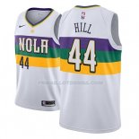 Maillot New Orleans Pelicans Solomon Hill Ciudad 2018-19 Blanc