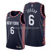 Maillot New York Knicks Deandre Jordan Ville Bleu