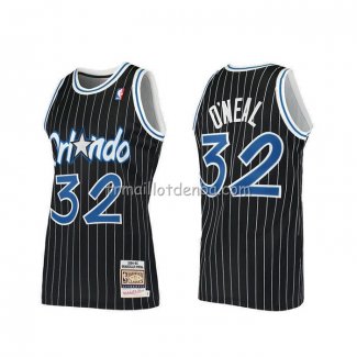 Maillot Orlando Magic Shaquille O'neal Hardwood Classics Authentique 1994 Noir