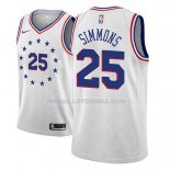 Maillot Philadelphia 76ers Ben Simmons Earned 2018-19 Gris