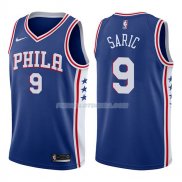 Maillot Philadelphia 76ers Dario Saric Swingman Icon 2017-18 9 Azul