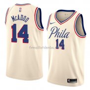 Maillot Philadelphia 76ers James Michael Mcadoo Ville 2018 Crema