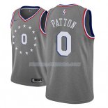 Maillot Philadelphia 76ers Justin Patton Ciudad 2018-19 Gris Gris