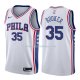 Maillot Philadelphia 76ers Trevor Booker Association 2017-18 35 Blancoo