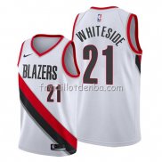 Maillot Portland Trail Blazers Hassan Whiteside Association Blanc