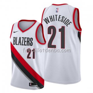 Maillot Portland Trail Blazers Hassan Whiteside Association Blanc