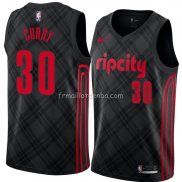 Maillot Portland Trail Blazers Seth Curry Ville 2018 Noir2