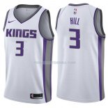 Maillot Sacramento Kings George Hill Association 2017-18 3 Blancoo