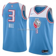 Maillot Sacramento Kings George Hill Ville 2018 Bleu