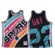 Maillot San Antonio Spurs Rudy Gay Mitchell & Ness Big Face Noir