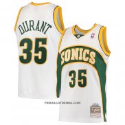 Maillot Seattle Supersonics Kevin Durant Mitchell & Ness 2007-08 Blanc