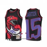 Maillot Tornto Raptors Vince Carter Mitchell & Ness Big Face Noir