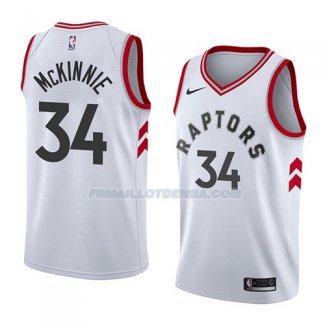 Maillot Toronto Raptors Alfonzo Mckinnie Association 2018 Blanc Blanc