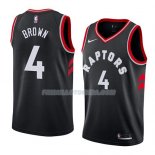 Maillot Toronto Raptors Lorenzo Brown Statement 2018 Noir Noir