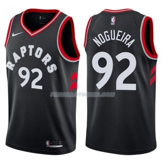 Maillot Toronto Raptors Lucas Nogueira Statehombret 2017-18 92 Negro