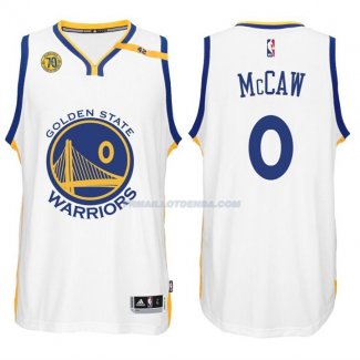 Maillot Basket Golden State Warriors McCaw 0 Blanco