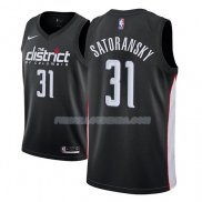 Maillot Washington Wizards Tomas Satoransky Ciudad 2018-19 Noir