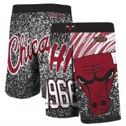 Short Chicago Bulls Mitchell & Ness 1966 Noir