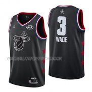 Maillot All Star 2019 Miami Heat Dwyane Wade Noir