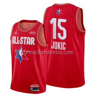 Maillot All Star 2020 Denver Nuggets Nikola Jokic Rouge