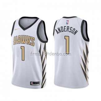 Maillot Atlanta Hawks Justin Anderson Ville Blanc