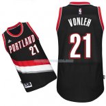 Maillot Basket Portland Trail Blazers Vonleh 21 Negro