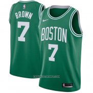 Maillot Boston Celtics Jaylen Brown Icon 2020-21 Vert
