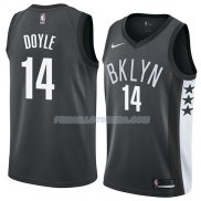 Maillot Brooklyn Nets Milton Doyle Statement 2018 Noir Noir