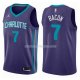 Maillot Charlotte Hornets Dwayne Bacon Statehombret 2017-18 7 Violeta