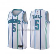 Maillot Charlotte Hornets Nicolas Batum Classic Blanc