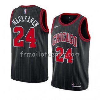 Maillot Chicago Bulls Lauri Markkanen Statement 2019-20 Noir