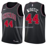 Maillot Chicago Bulls Nikola Mirotic Statehombret 2017-18 44 Negro