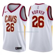 Maillot Cleveland Cavaliers Kyle Korver Association 2017-18 26 Blancoo