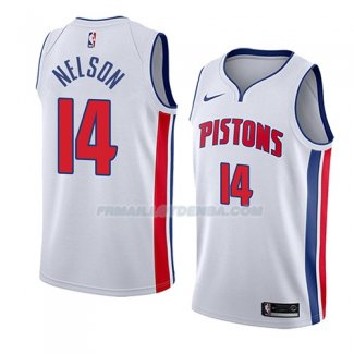 Maillot Detroit Pistons Jameer Nelson Association 2018 Blanc