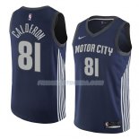 Maillot Detroit Pistons Jose Calderon Ciudad 2018 Bleu