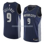 Maillot Detroit Pistons Langston Galloway Ciudad 2018 Bleu