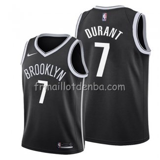 Maillot Enfant Brooklyn Nets Kevin Durant Icon 2019 Noir