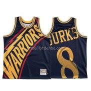 Maillot Golden State Warriors Alec Burks Mitchell & Ness Big Face Bleu