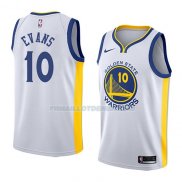 Maillot Golden State Warriors Jacob Evans Association 2018-19 Blanc