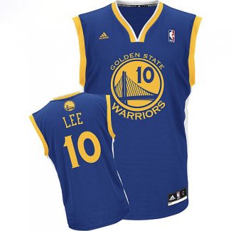 Maillot Basket Golden State Warriors Lee 10 Bleu