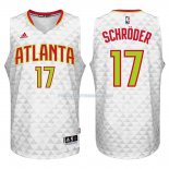 Maillot Basket Atlanta Hawks Schroder 17 Blanco