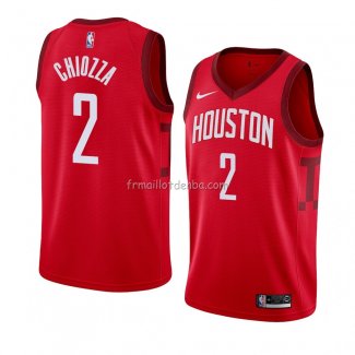 Maillot Houston Rockets Chris Chiozza Earned 2018-19 Rouge