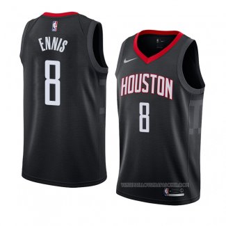 Maillot Houston Rockets James Ennis Statement 2018 Noir