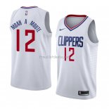 Maillot Los Angeles Clippers Luc Mbah a Moute Association 2018 Blanc