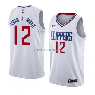 Maillot Los Angeles Clippers Luc Mbah a Moute Association 2018 Blanc