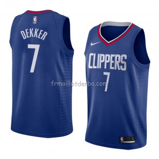 Maillot Los Angeles Clippers Sam Dekker Icon 2018 Bleu